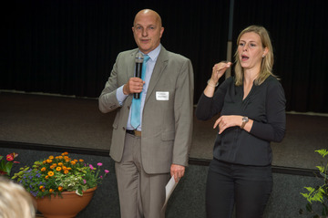 Offiziellen Ernennung von Joachim Budke zum Direktor des Landesbildungszentrums für Hörgeschädigte in Hildesheim