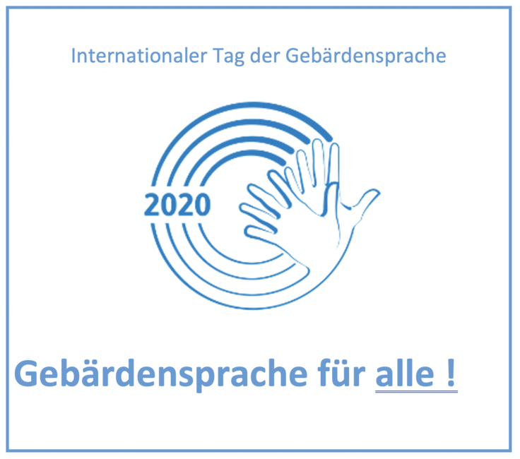 Internationaler Tag der Gebärdensprache