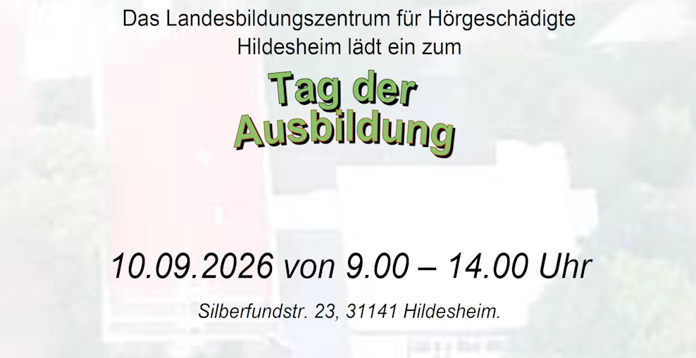 Bild zeigt: Einladung für den 